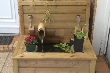 bac rectangulaire jardin