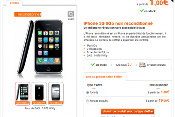 iphone 8 reconditionné or