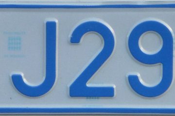 plaque immatriculation
