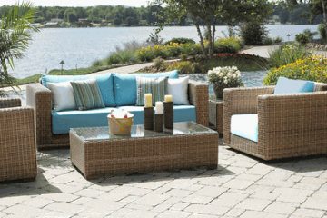 salon jardin wicker