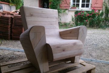 table de jardin qui se transforme en banc